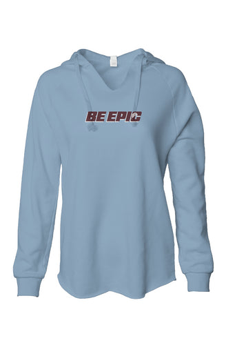 CS BE EPIC Womens Lightweight  Wash Hooded Sweatshirt