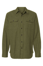 Load image into Gallery viewer, CS-Elite Mens Solid Flannel Shirt