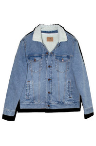 CS Elite Unisex Sherpa Lined Denim Jacket