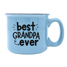 Load image into Gallery viewer, Papa Bear 15 oz Coffee Mug for Dad, Father, Grandpa, Husband - Unique Fun Gifts for Men, Father&#39;s Day, Christmas (Best Grandpa Ever Blue)