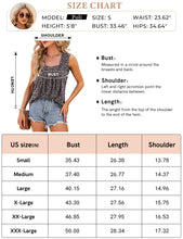 Load image into Gallery viewer, KTILG Sleeveless Tops for Women Casual summer Floral Tank Tops Loose Fit Beach Clothes Flowy Blouses for Women Fashion 2024, XL