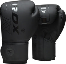 Load image into Gallery viewer, RDX Kids Boxing Gloves Sparring and Muay Thai Maya Hide Leather, Kara Patent Pending Junior Training Mitt for Kickboxing, Punching Bag, Focus Pads, MMA, Thai Pad, Double End Ball Punching Gloves