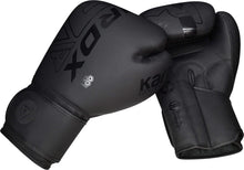 Load image into Gallery viewer, RDX Kids Boxing Gloves Sparring and Muay Thai Maya Hide Leather, Kara Patent Pending Junior Training Mitt for Kickboxing, Punching Bag, Focus Pads, MMA, Thai Pad, Double End Ball Punching Gloves