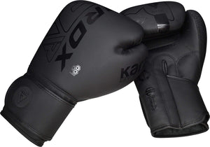 RDX Kids Boxing Gloves Sparring and Muay Thai Maya Hide Leather, Kara Patent Pending Junior Training Mitt for Kickboxing, Punching Bag, Focus Pads, MMA, Thai Pad, Double End Ball Punching Gloves