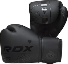 Load image into Gallery viewer, RDX Kids Boxing Gloves Sparring and Muay Thai Maya Hide Leather, Kara Patent Pending Junior Training Mitt for Kickboxing, Punching Bag, Focus Pads, MMA, Thai Pad, Double End Ball Punching Gloves