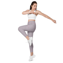 Load image into Gallery viewer, CS Cherry Blossom Crossover leggings with pockets