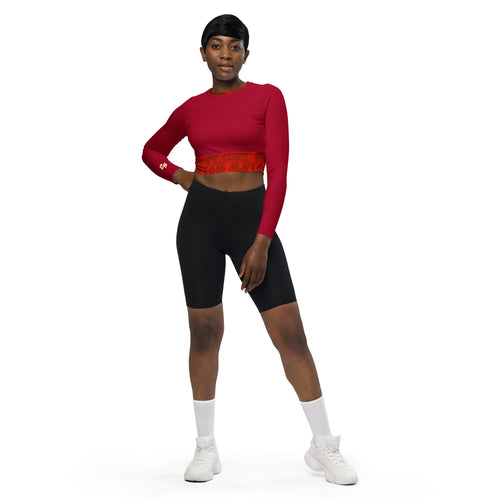 CS Imperial Recycled long-sleeve crop top