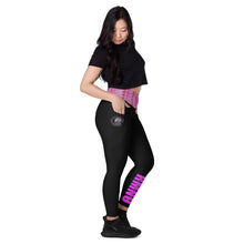 Load image into Gallery viewer, TC RMNU Pink Crossover leggings with pockets