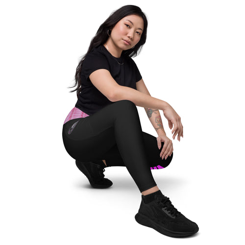 TC RMNU Pink Crossover leggings with pockets