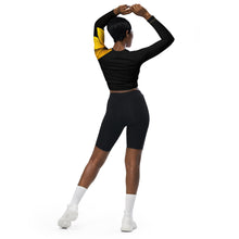 Load image into Gallery viewer, Sunflower Recycled long-sleeve crop top