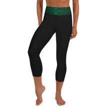 Load image into Gallery viewer, Green TC Yoga Capri Leggings