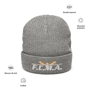 FCMA Ribbed knit beanie